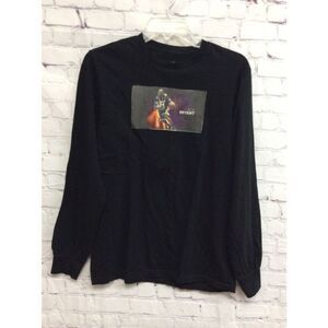 Kobe Bryant Market Trendz Mens Black Pullover Long Sleeve Graphic T-Shirt M